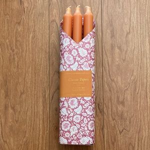 JACKIE WRAPPED TAPER CANDLES - Mango
